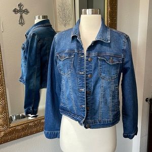 Curve Appeal Classic Blue Denim Jacket